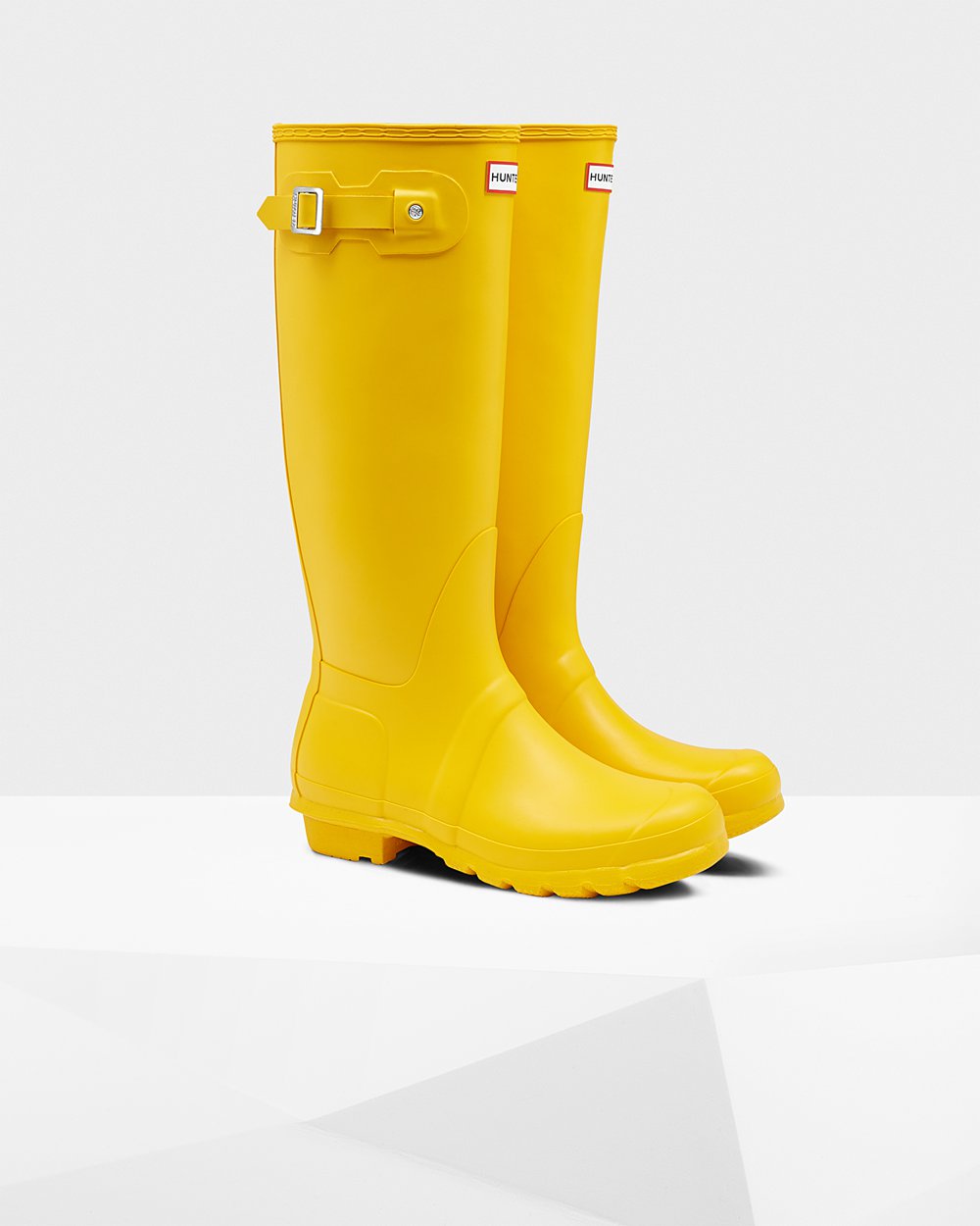 Women Hunter Original | Tall Rain Boots Yellow | NZ-87523-HDUJ